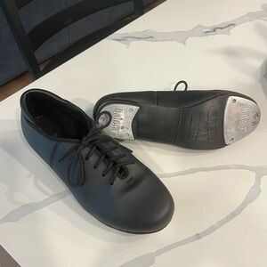 Balera Dancewear Black Lace Up‎ Tap Shoes size 6